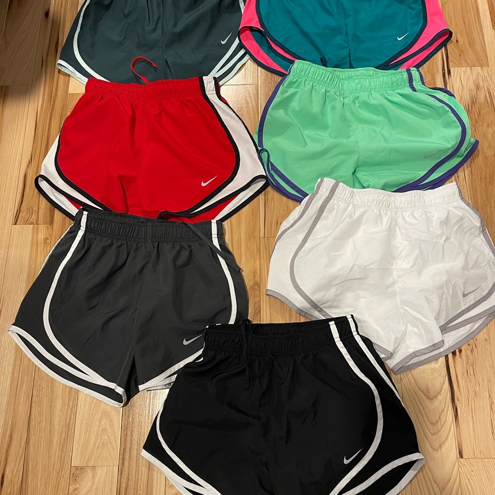 Nike Dri-Fit Running Shorts (lot of 7 pairs) size XS